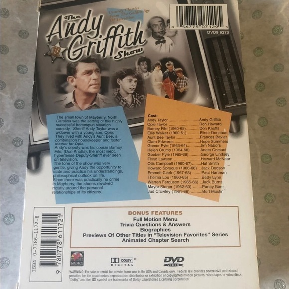 Andy Griffith show dvd series - Picture 4 of 8